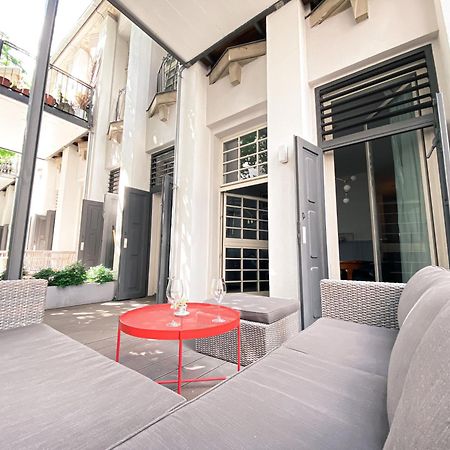 Designer Loft-Ferienwohnung Im Zentrum Mit Tiefgaragen-Parkplatz, Waschmaschine Und Privatterrasse Leipzig Exteriör bild